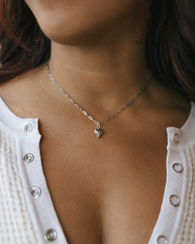 PREORDER: Mini Paperclip Chain Necklace in Silver