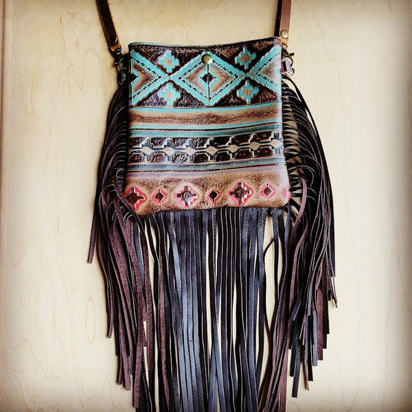 Small Crossbody w/ Santa Fe Full Fringe