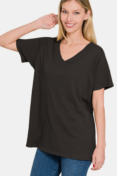 V-Neck Short Sleeve T-Shirt