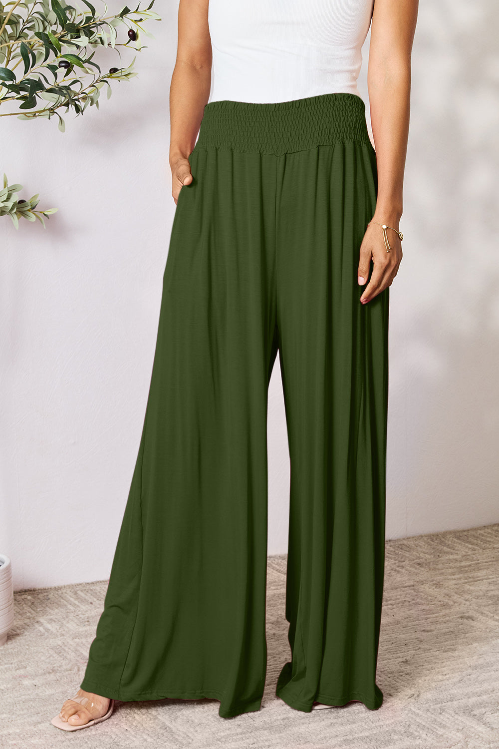 Double Take Wide Leg Pants