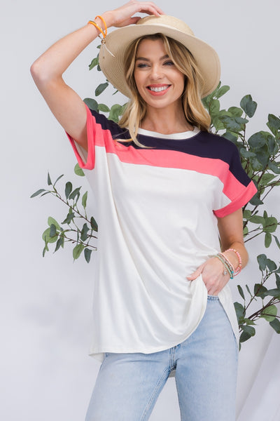 Round Neck Short Sleeve T-Shirt