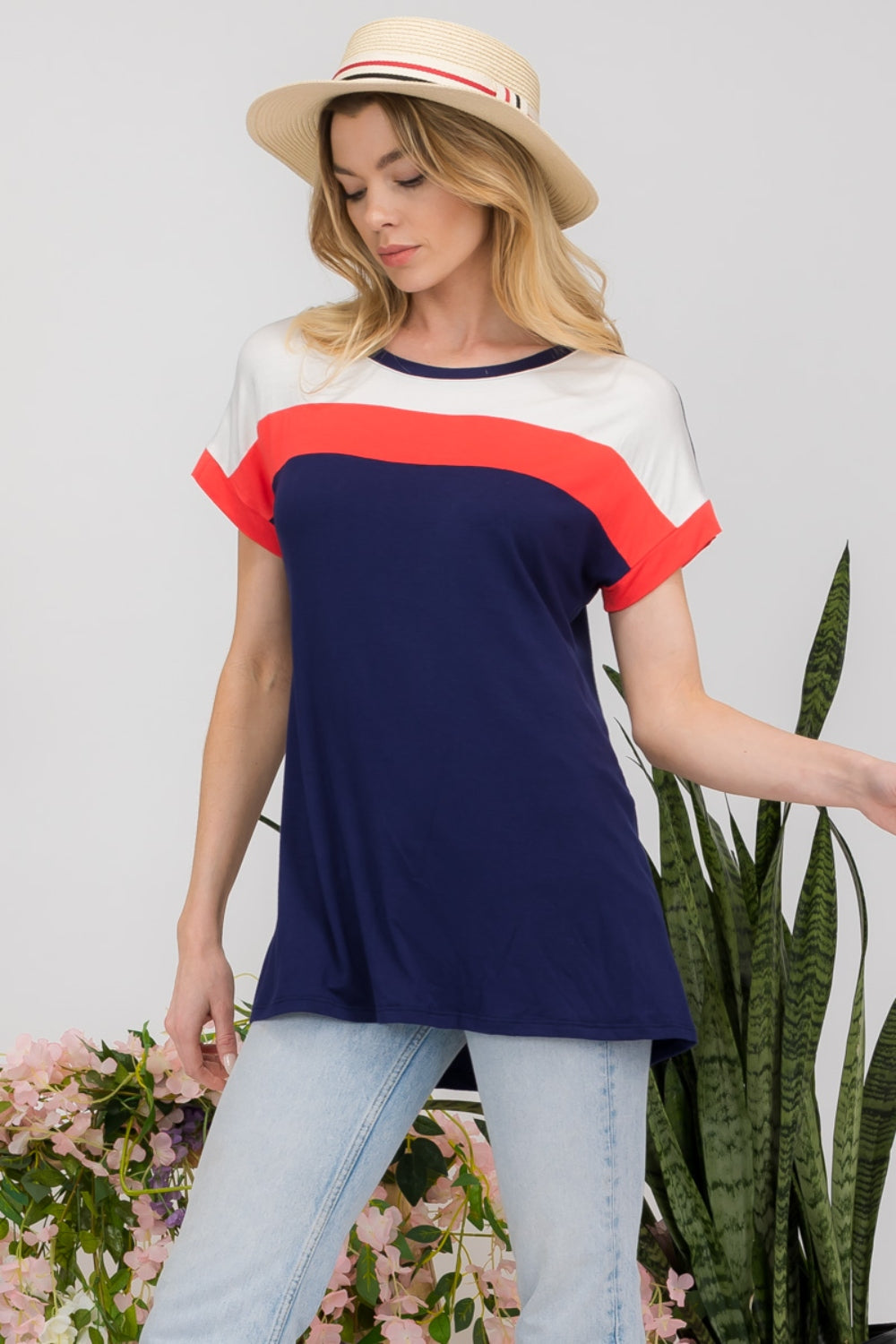 Round Neck Short Sleeve T-Shirt