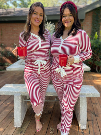 PREORDER: Candy Striped Pajama Pants Set