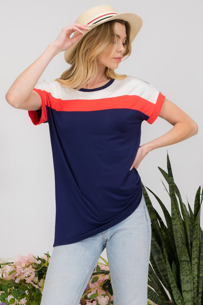 Round Neck Short Sleeve T-Shirt