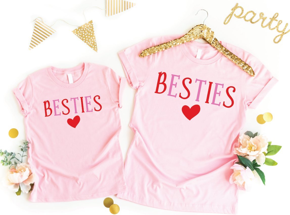 Mommy and Me Besties Tee - Adult