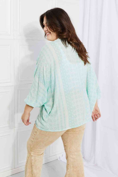 Culture Code Full Size Summer Song Dolman Sleeve Kimono