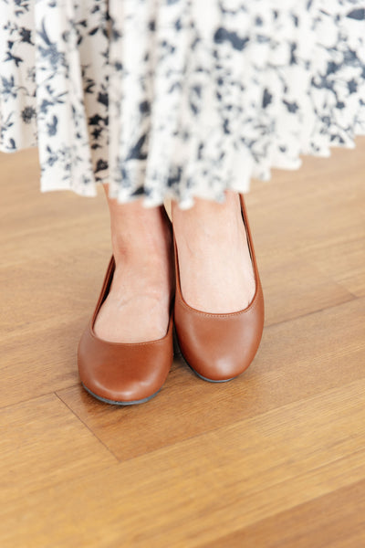 On Your Toes Ballet Flats in Camel