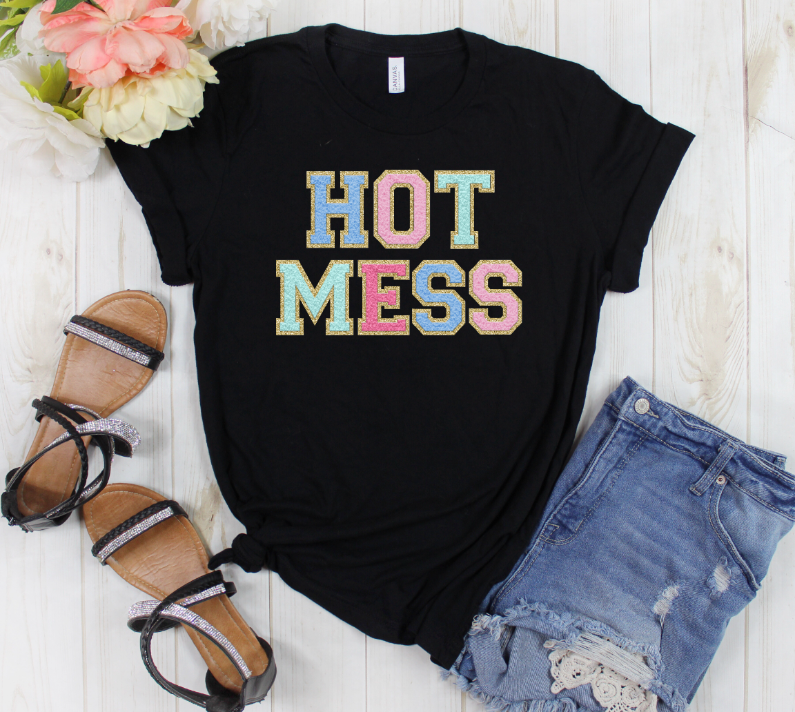 Hot Mess Patch Tee