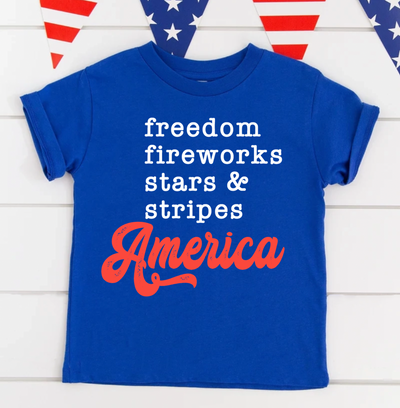 Freedom, Fireworks, Stars & Stripes, America