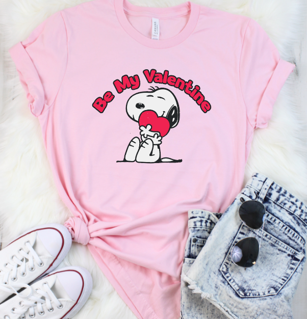 Snoopy Be my Valentine Tee