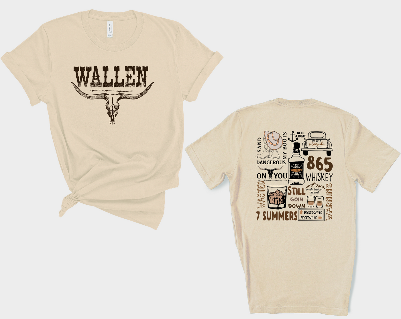 W A L L L E N (front and back)