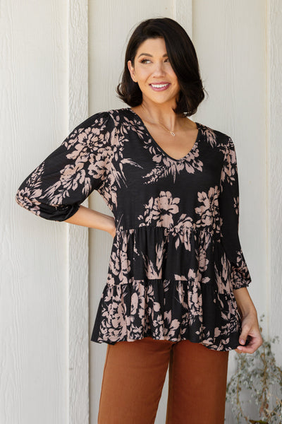 Your Choice V-Neck Floral Top