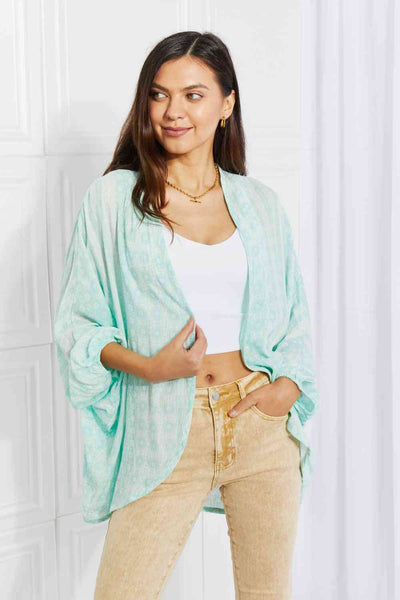 Culture Code Full Size Summer Song Dolman Sleeve Kimono