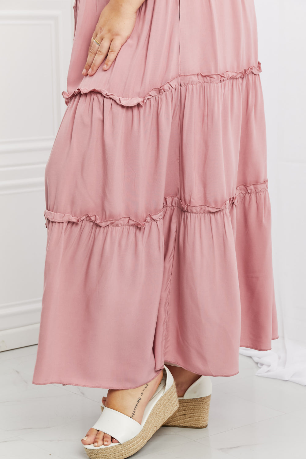 Summer Days Ruffled Maxi Skirt