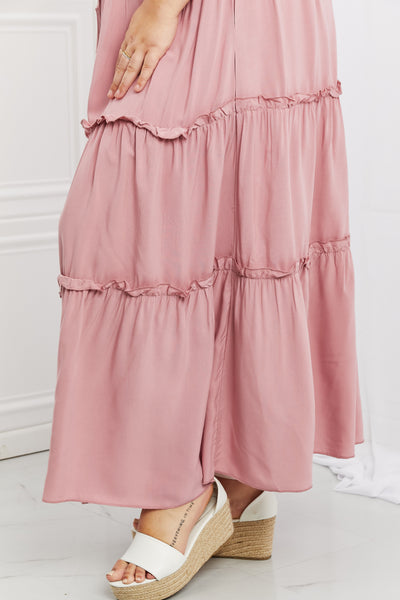 Summer Days Ruffled Maxi Skirt